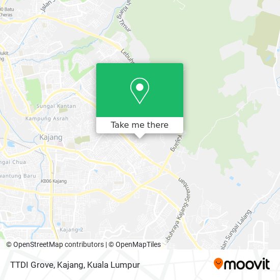TTDI Grove, Kajang map