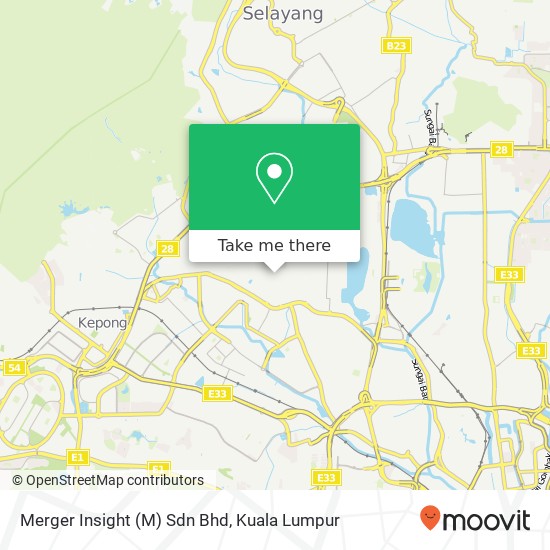 Merger Insight (M) Sdn Bhd map