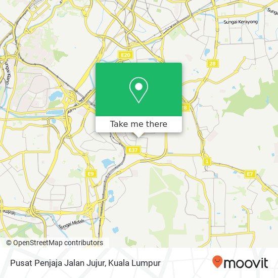 Pusat Penjaja Jalan Jujur map