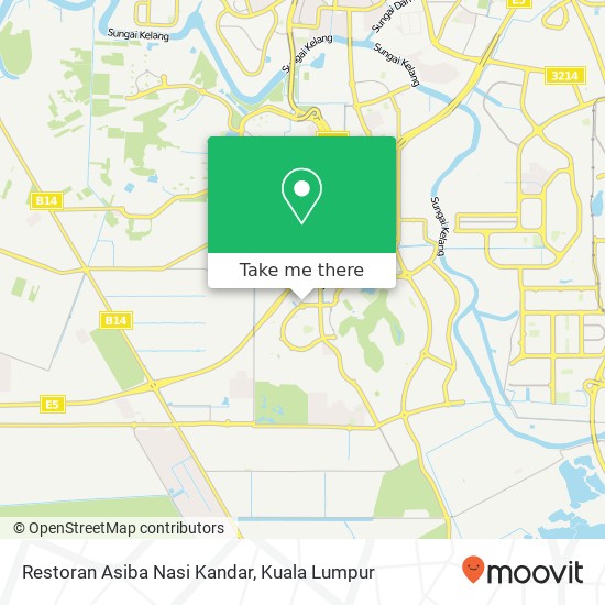 Restoran Asiba Nasi Kandar map