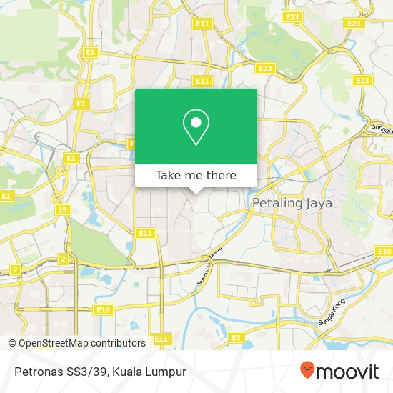 Petronas SS3/39 map