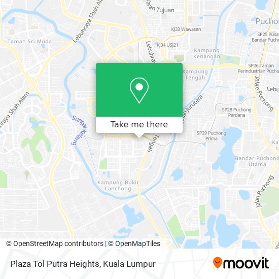 Plaza Tol Putra Heights map