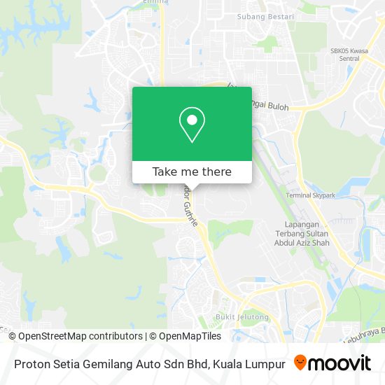 Peta Proton Setia Gemilang Auto Sdn Bhd