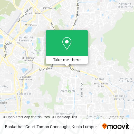 Peta Basketball Court Taman Connaught