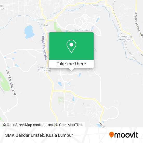 SMK Bandar Enstek map