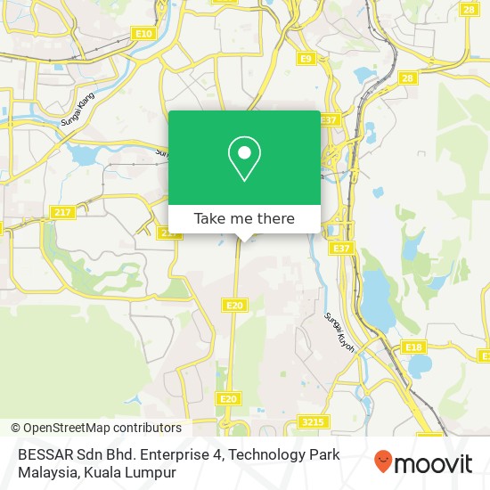 BESSAR Sdn Bhd. Enterprise 4, Technology Park Malaysia map