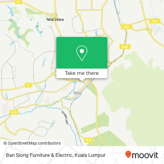 Ban Siong Furniture & Electric map