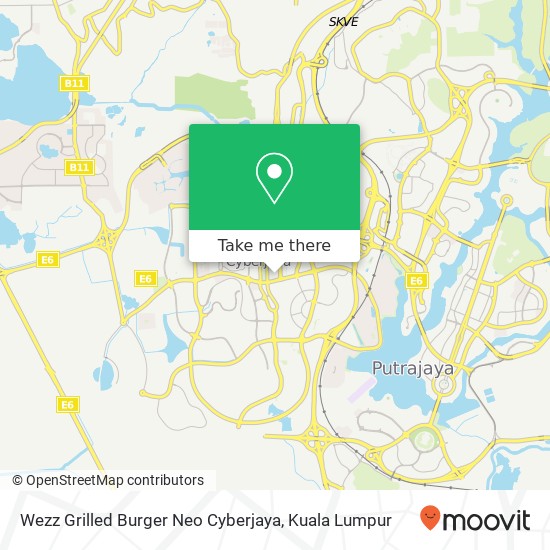 Wezz Grilled Burger Neo Cyberjaya map