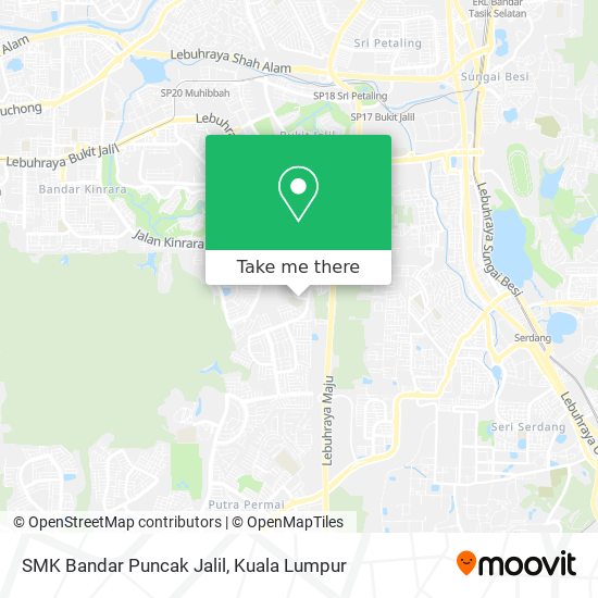 SMK Bandar Puncak Jalil map