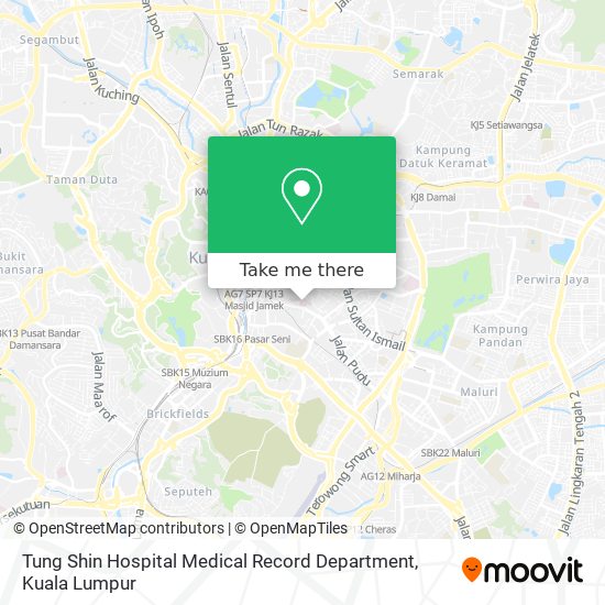 Tung Shin Hospital Medical Record Department map