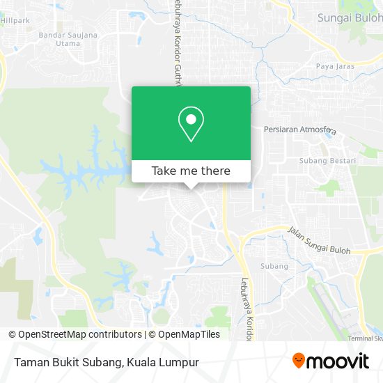 Peta Taman Bukit Subang