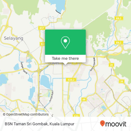 BSN Taman Sri Gombak map