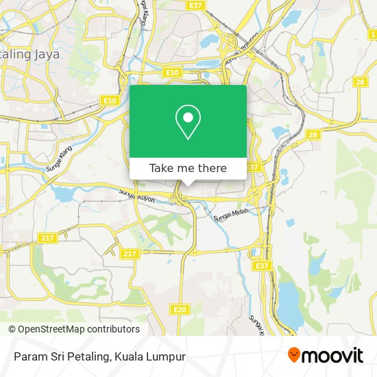 Param Sri Petaling map