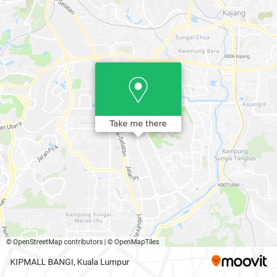 Peta KIPMALL BANGI