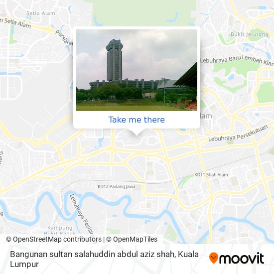 Bangunan sultan salahuddin abdul aziz shah map