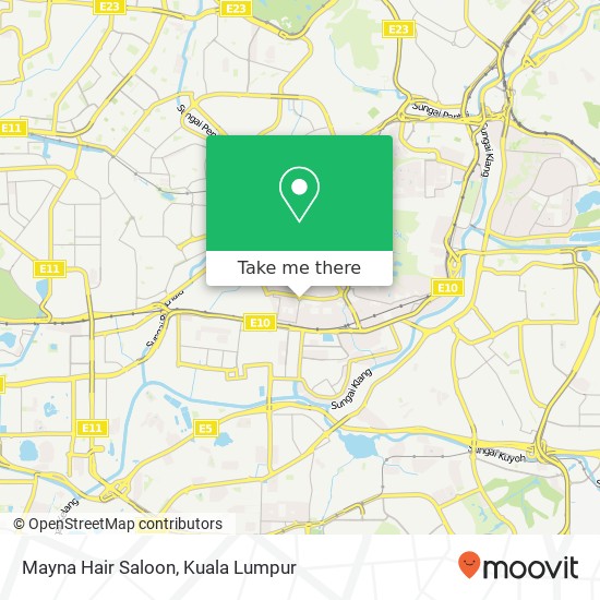 Mayna Hair Saloon map