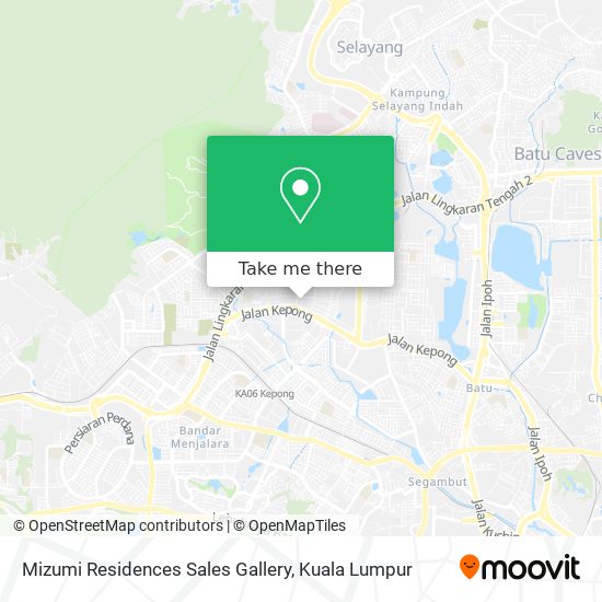 Mizumi Residences Sales Gallery map