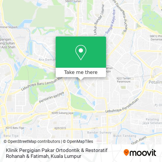 Klinik Pergigian Pakar Ortodontik & Restoratif Rohanah & Fatimah map