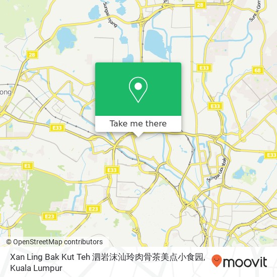 Xan Ling Bak Kut Teh 泗岩沫汕玲肉骨茶美点小食园 map