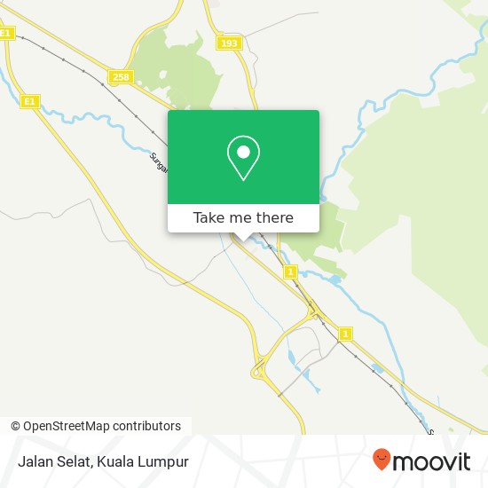 Jalan Selat map