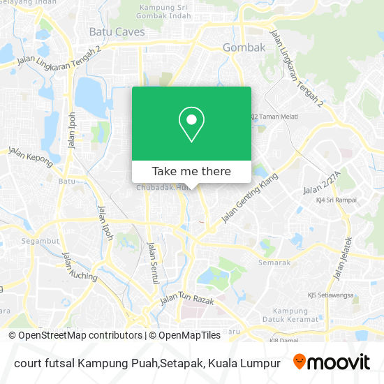 court futsal Kampung Puah,Setapak map