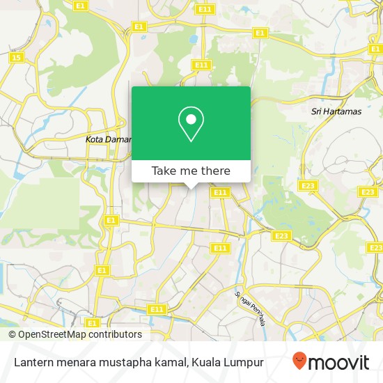 Lantern menara mustapha kamal map