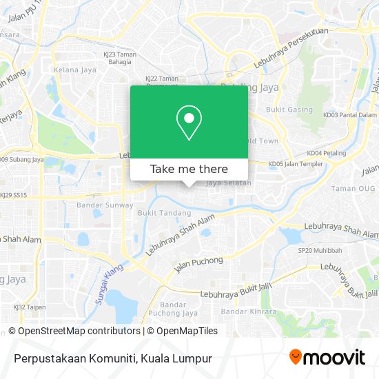 Perpustakaan Komuniti map