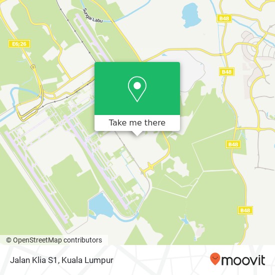 Jalan Klia S1 map