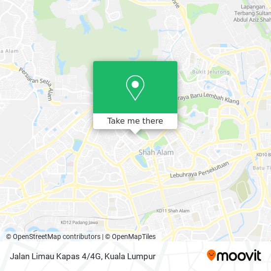 Jalan Limau Kapas 4/4G map