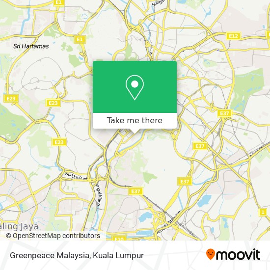 Greenpeace Malaysia map