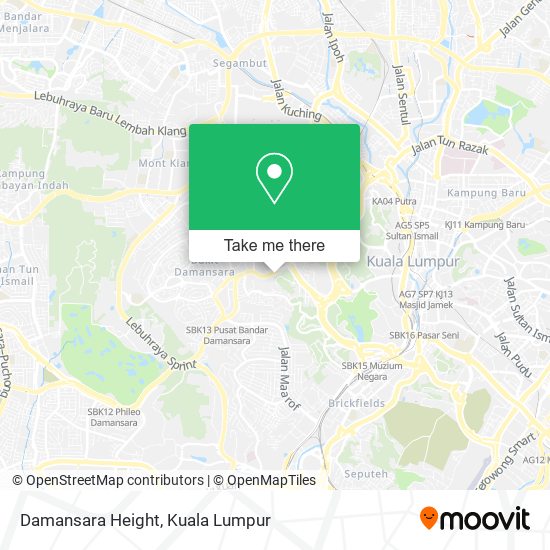 Damansara Height map