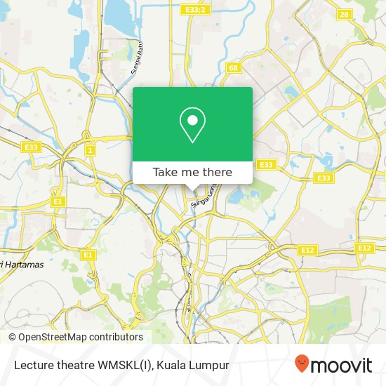 Lecture theatre WMSKL(I) map