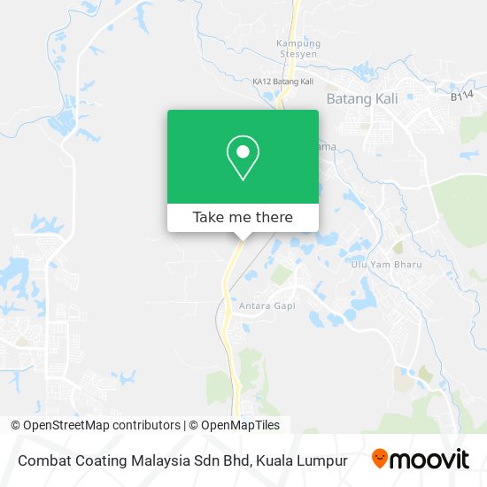 Combat Coating Malaysia Sdn Bhd map