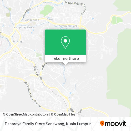 Peta Pasaraya Family Store Senawang