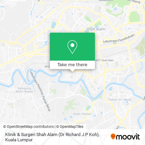 Klinik & Surgeri Shah Alam (Dr Richard J.P Koh) map