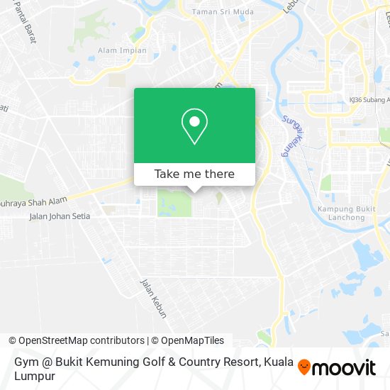 Gym @ Bukit Kemuning Golf & Country Resort map