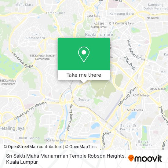 Sri Sakti Maha Mariamman Temple Robson Heights map