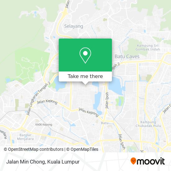 Jalan Min Chong map