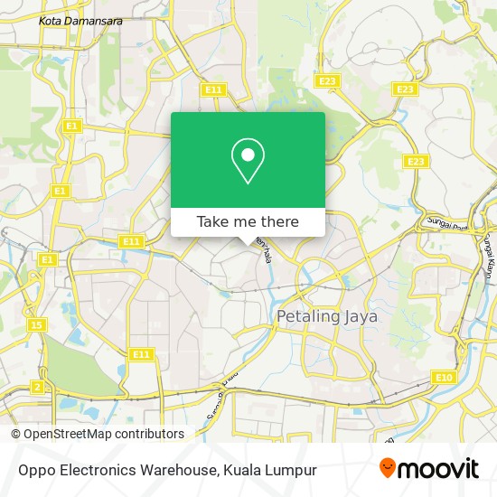 Oppo Electronics Warehouse map