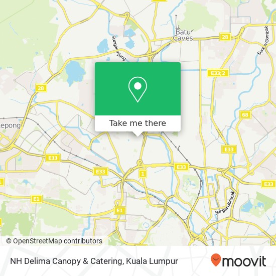 NH Delima Canopy & Catering map