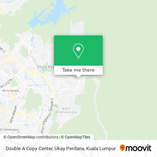 Double A Copy Center, Ukay Perdana map