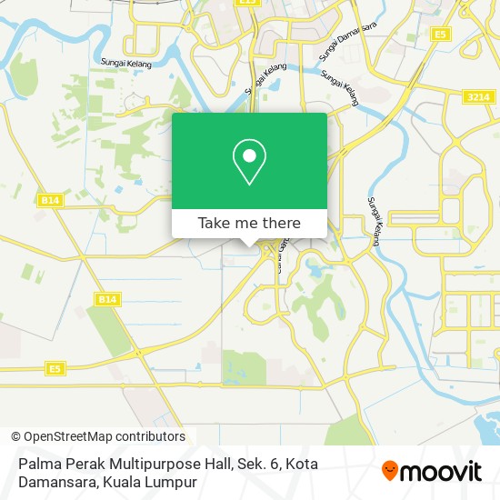 Palma Perak Multipurpose Hall, Sek. 6, Kota Damansara map