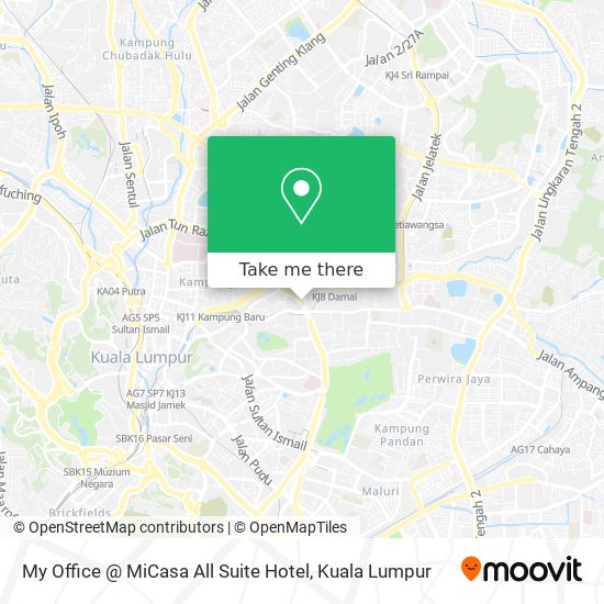My Office @ MiCasa All Suite Hotel map