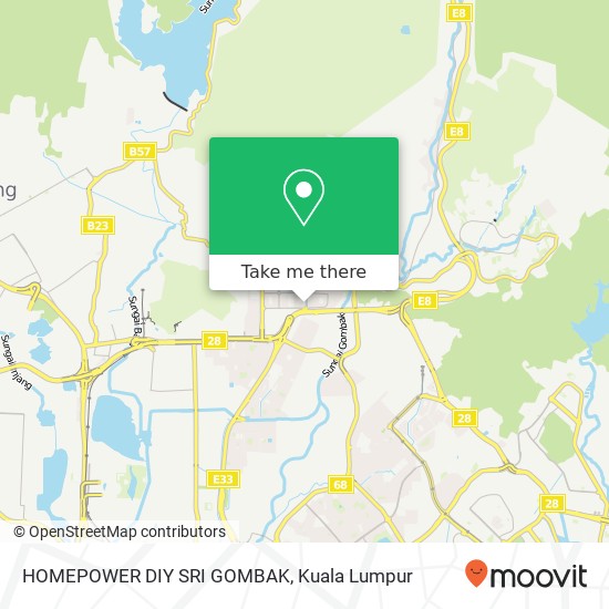 Peta HOMEPOWER DIY SRI GOMBAK