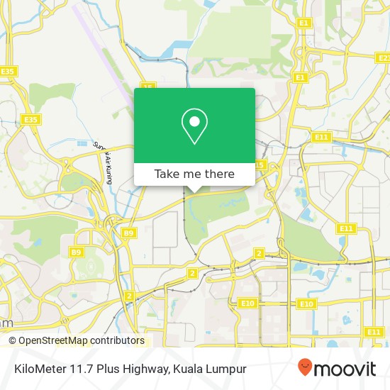 KiloMeter 11.7 Plus Highway map