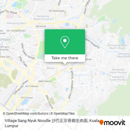 Village Sang Nyuk Noodle 沙巴正宗香鄉生肉面 map