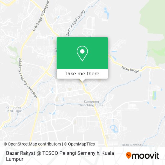 Bazar Rakyat @ TESCO Pelangi Semenyih map