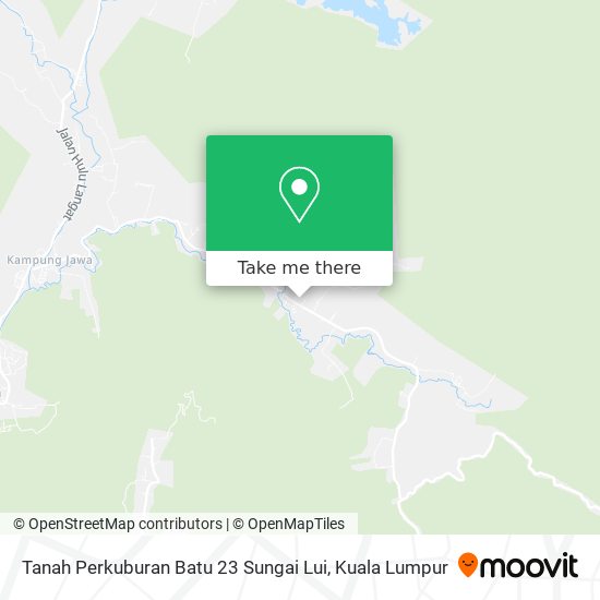 Tanah Perkuburan Batu 23 Sungai Lui map