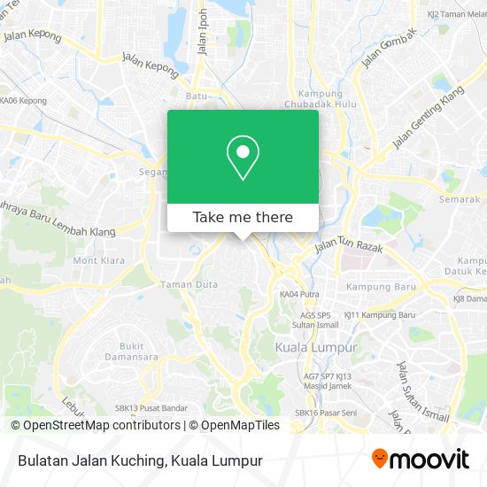 Bulatan Jalan Kuching map