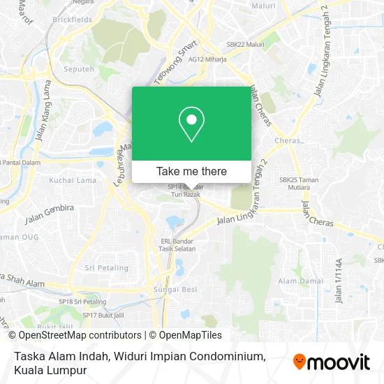 Taska Alam Indah, Widuri Impian Condominium map
